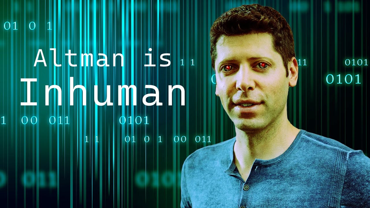 Sam Altman (the guy behind AI) IS WEIRD AF