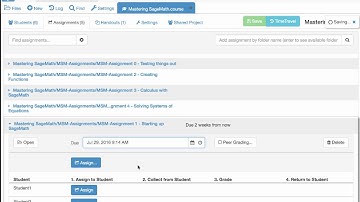 Creating Assignments in SageMathCloud (CoCalc)