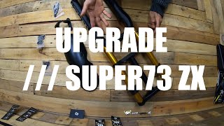 UPGRADE /// SUPER73 ZX - NEW AIRFORK + FRONT MUDGUARD FENDER ( INSTALLATION )