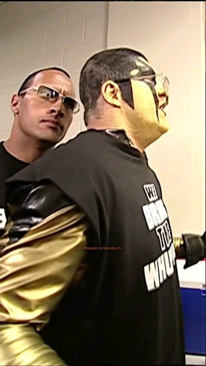 Goldust tries to impersonate The Rock #therock #bookert #wwe #attitudeera #jre #joerogan #ufc