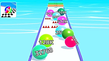 Ball Run Infinity Number ! All Levels Gameplay (1248-1253) android, ios