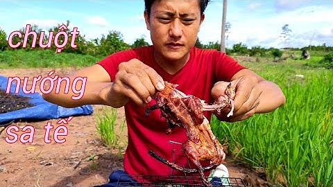 chuột nướng sa tế chấm muối ớt / Thàng vlog