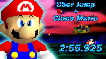 [TAS] Super Mario 64 "Uber Jump + Clone Mario" in 2:55.925