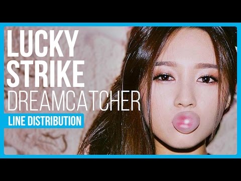 Dreamcatcher - Lucky Strike Line Distribution (Color Coded)