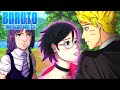 Boruto uchiha amoureux de sarada dans two blue vortex episode 5  sumire jalouse du couple borusara