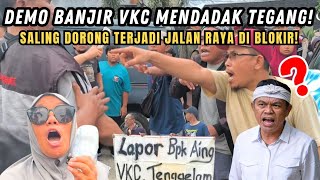 SUASANA TEGANG❗WARGA PERUMAHAN VKC DEMO BANJIR HARI INI❗SALING DORONG TERJADI JALAN RAYA DI BLOKIR❗