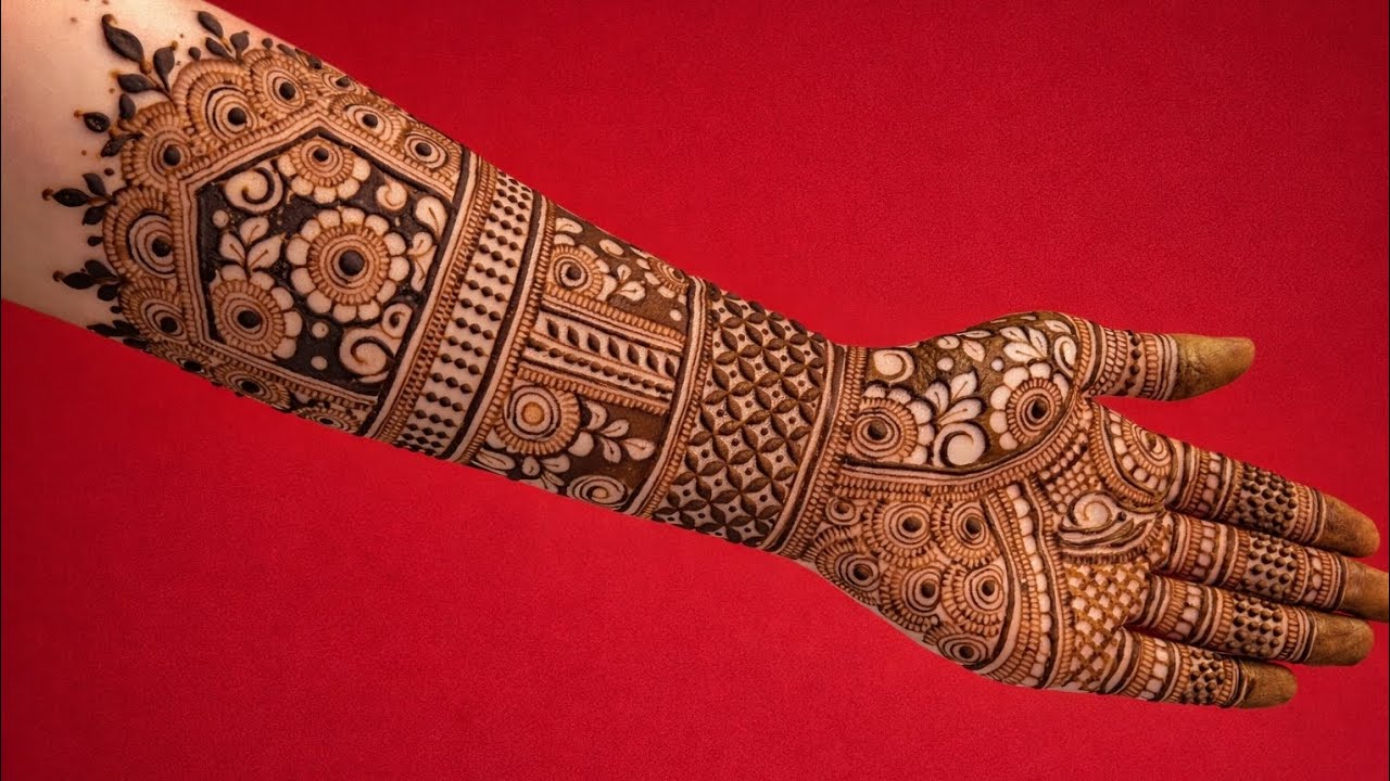 Full hand beautiful bridal mehndi design| Flower mehndi design| Mehndi Design||