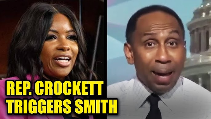 WATCH: Stephen A. Smith TRIGGERED Over Jasmine Crockett Bashing Trump