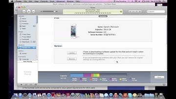 How to update iOS 6.1 to iPod Touch 5th Generation