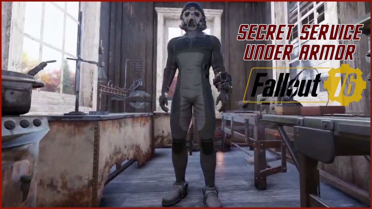Inevitable Acuario Deshabilitar Fallout 76 - Secret Service Under Armor (no mods) - YouTube