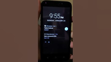 ZTE Maven 3 incoming message