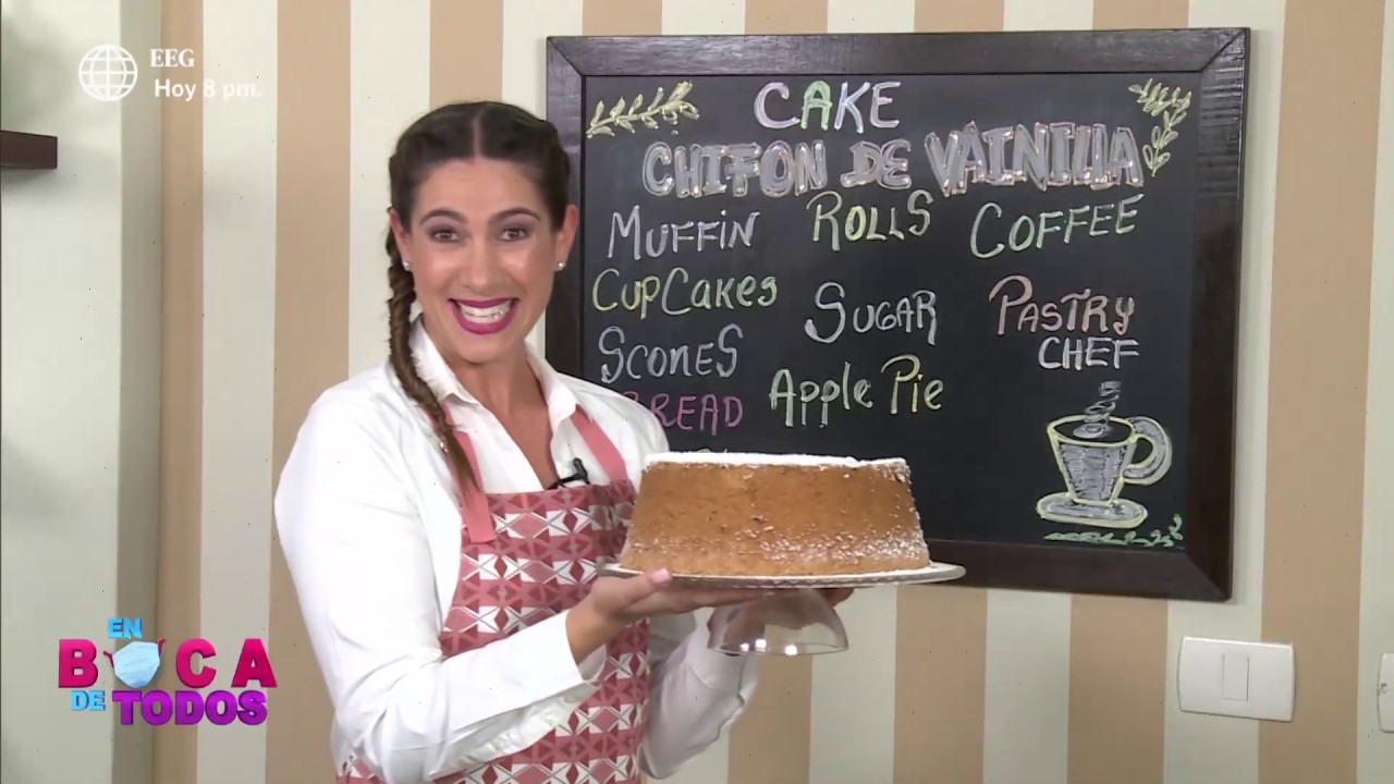 En Boca De Todos: Prepara un delicioso Chifón de Vainilla fácil y barato