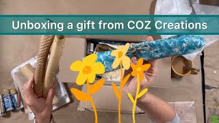 Unboxing My Gift for Being Selected in @COZCreationsArt  Monthly Patreon Group Challenge 💞 by Taneva Baker Art & Design 119 views 3 weeks ago 3 minutes, 30 seconds