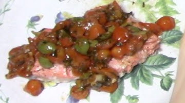 Fast and Easy Fish with Tomato Basil Sauce
