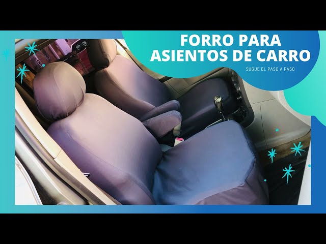 🚗 COMO HACER FORRO PARA ASIENTOS DE CARRO ✓ HOW TO MAKE A CAR SEAT LINING  👌 