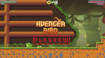 PlayNow: Avenger Bird | PC Gameplay (Platform Side Scroller Game with Pixel Art Graphics)