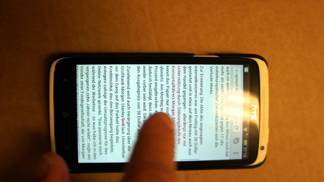 Touchscreen Defekt Htc One X Youtube