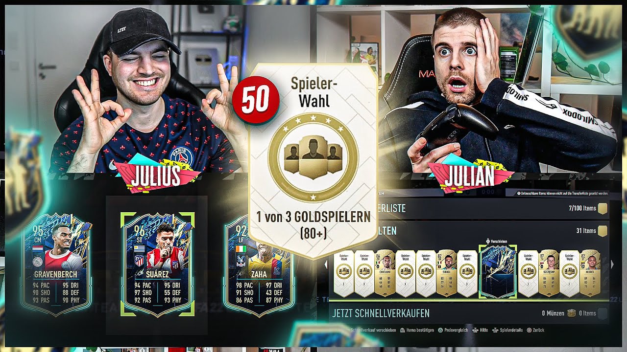 FIFA 22: ? TOTS im 50X 80+ PLAYER PICK Battle 🤔🔥😱