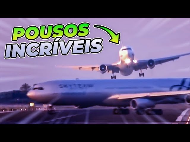 Os pousos de aviões mais arrepiantes do mundo