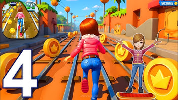Subway Princess Runner - Gameplay Walkthrough Part 4 - New 2025 Update (iOS, Android)