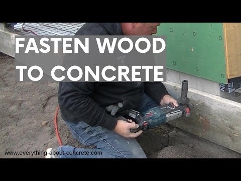 COMMENT ATTACHER BOIS POUR BÉTON | VIS Tapcon EN BETON