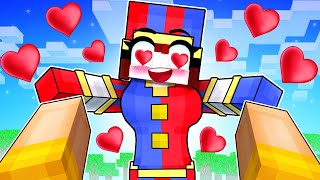 POMNI Has A CRUSH on JEFFY in Minecraft!