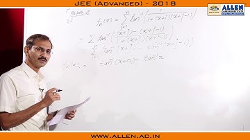 JEE Advanced 2018 Mathematics Solution Q.1 (Paper-2)
