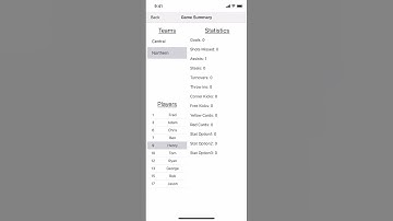Soccer Statistic Apple App