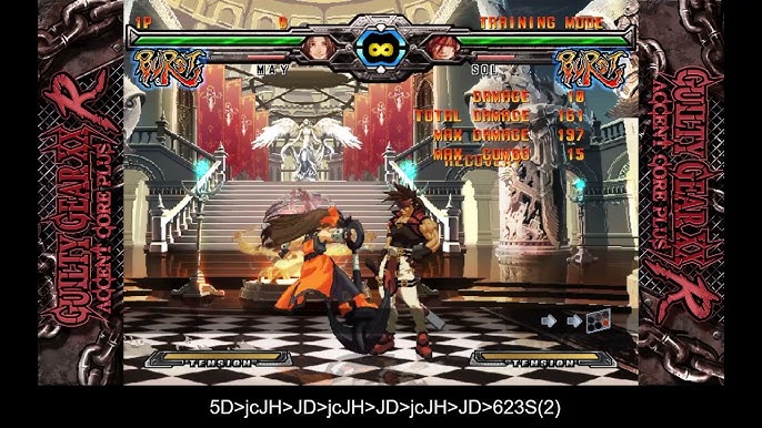 Guilty Gear XX Accent Core Plus R - Bridget Combos 