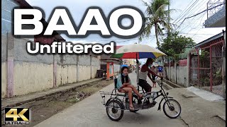 Backstreets of BAAO Camarines Sur Bicol Philippines - Virtual Tour [4K]