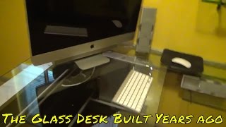 Built this  Office Desk / Set Up / walk through / BLACK &amp; YELLOW