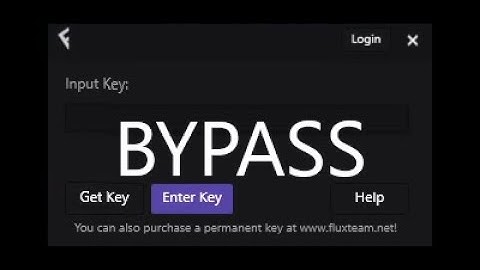 HOW TO BYPASS FLUXUS / ELECTRON KEY SYSTEM (Working)