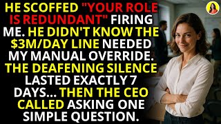 Fired as 'Redundant'? My Secret Override Cost Them $21M 💼 | #OfficeRevenge