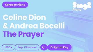 Céline Dion, Andrea Bocelli - The Prayer (Karaoke Piano)