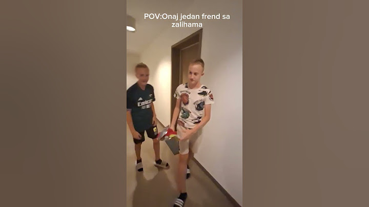 POV: Onaj jedan frend sa zalihama