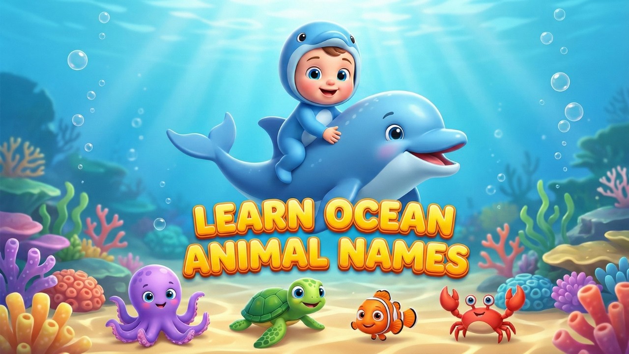Sea Animals | Ocean Animal Names | Sea Animals for Kids