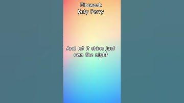 Thumbnail of Katy Perry - Firework (Lyrics)
