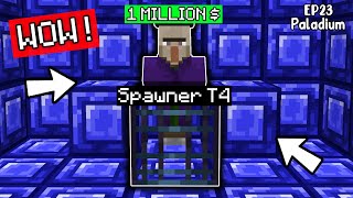 J'ai gagné 1 MILLION $ avec les SPAWNERS T4 sur Paladium ! - Episode 23 Paladium V8.5