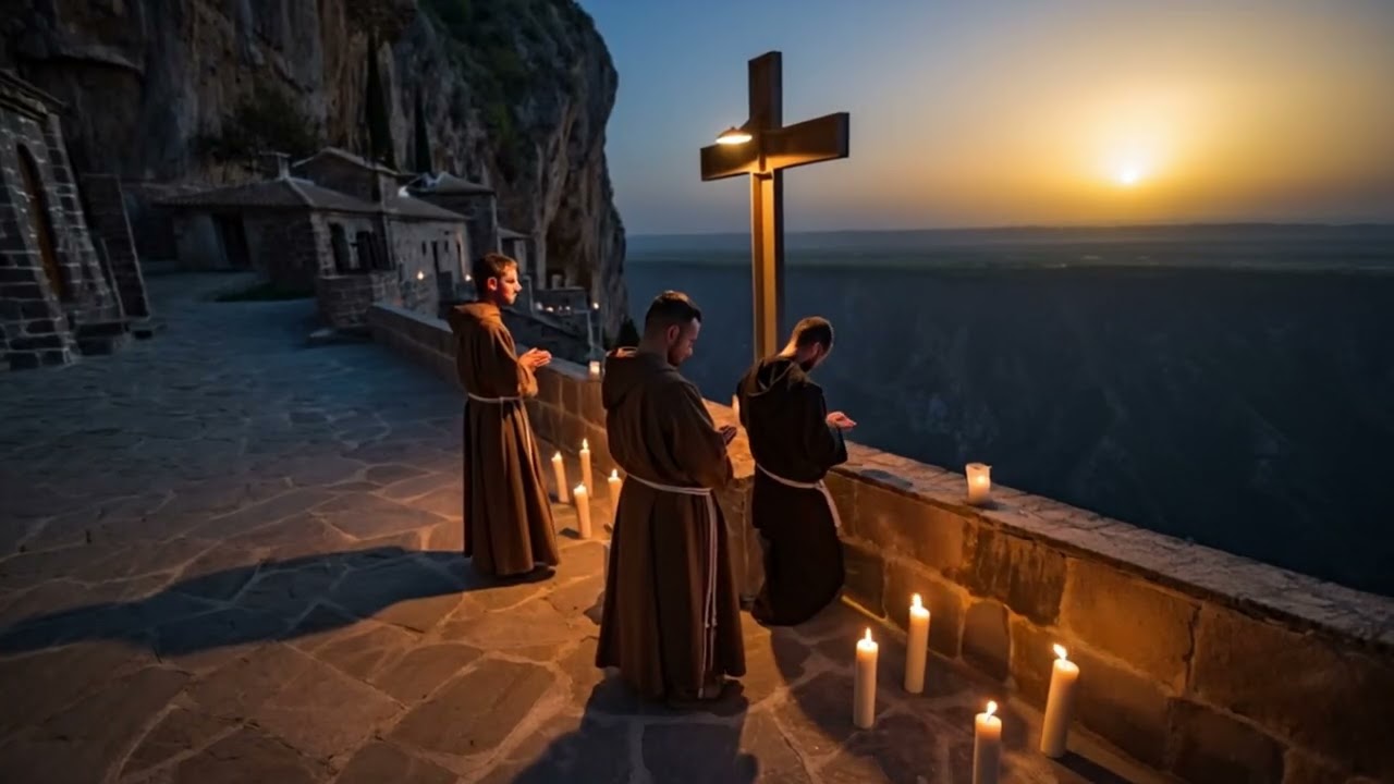 Midnight Mystery – Gregorian Chants in the Moonlit Abbey on the Cliff