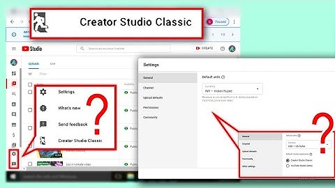 ##creator studio classic not showing on youtube ##2020