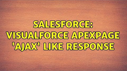 Salesforce: Visualforce Apexpage 