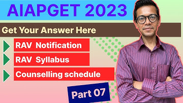 AIAPGET 2023 - your doubts my answers part 7