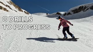 8 Snowboard Drills to Progress Your Riding