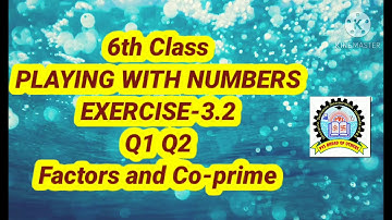 6th class playing with numbers ex 3.2 in telugu