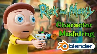Rick And Morty Blender Character Modeling Trailer