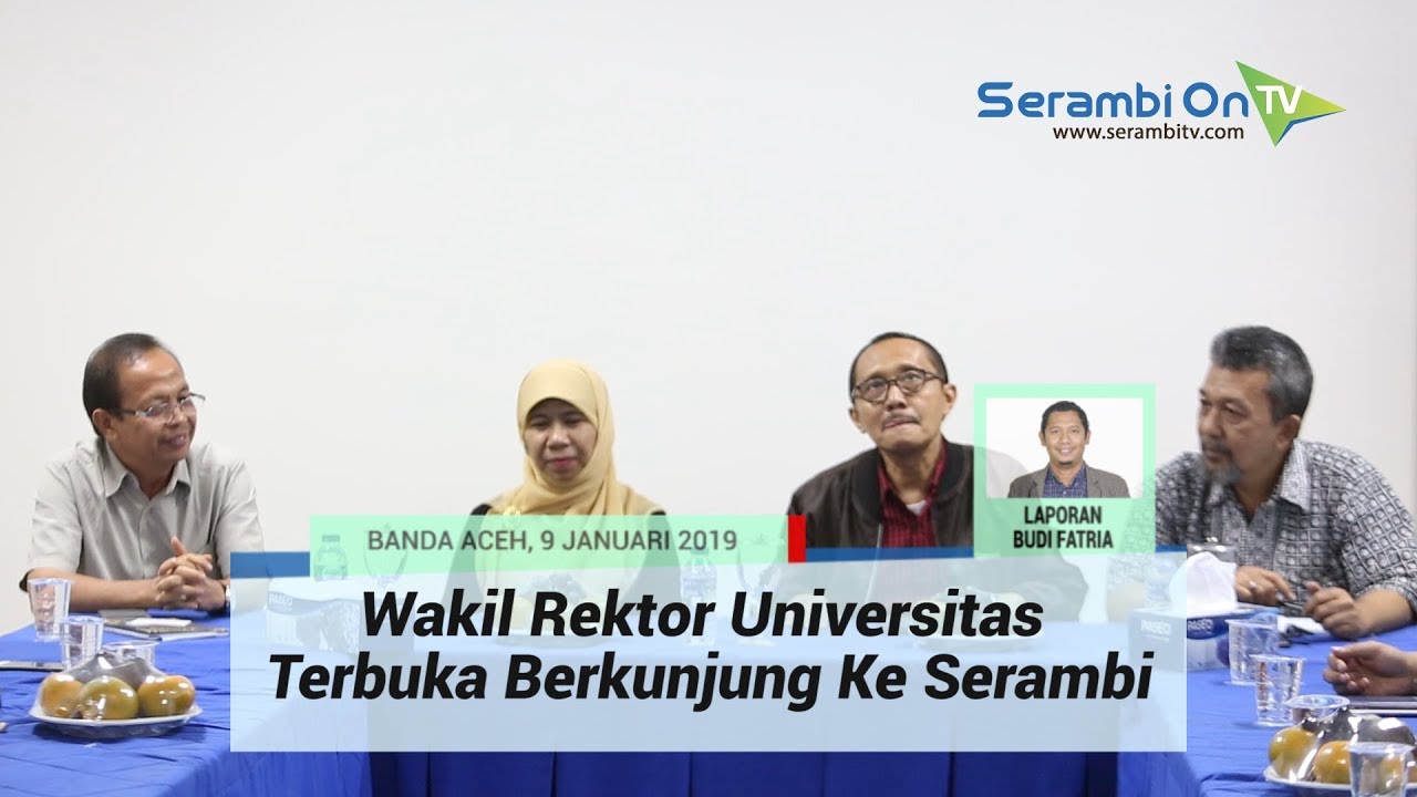 perjalanan ke langkawi Wakil Rektor Universitas Terbuka Berkunjung ke Serambi