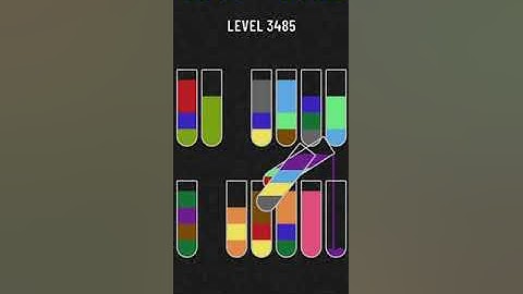 water sort puzzle level 3485