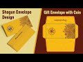 Dl envelope  gift envelope design  die cut  template perfect tutorial  diy  on adobe illustrato