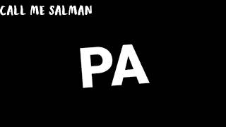 DJ TA SAYANG PANGANA : BYE SALMAN_NATION  LIRIK MAKER PEMULA