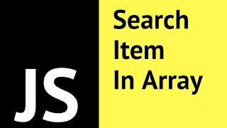 #29: JavaScript Tutorial: Find element in array | find | include | indexOf